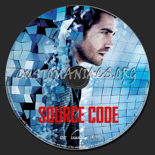 Source Code dvd label