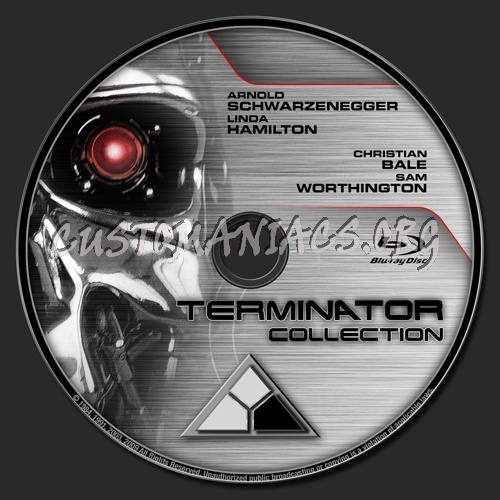 Terminator Collection blu-ray label