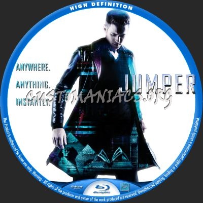 Jumper blu-ray label