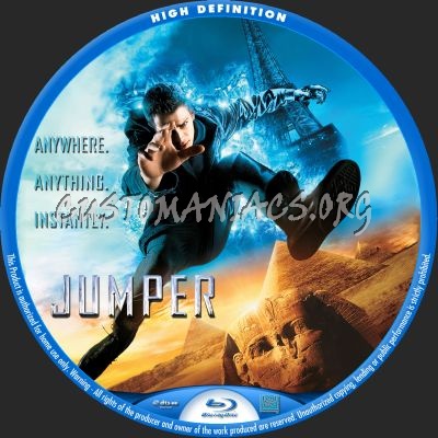 Jumper blu-ray label