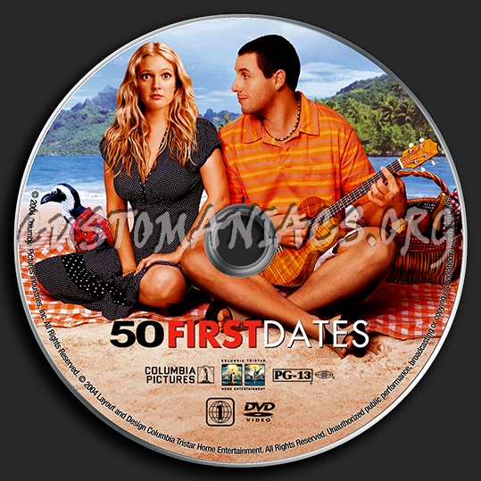 50 First Dates dvd label