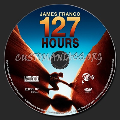 127 Hours dvd label