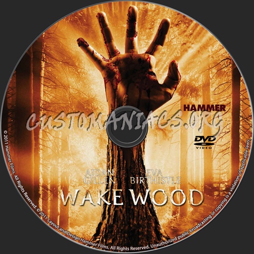 Wake Wood dvd label