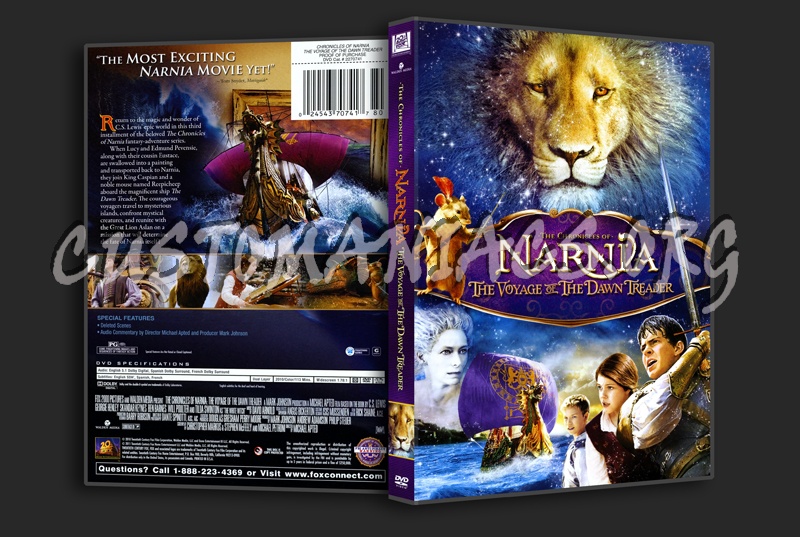 The Chronicles of Narnia The Voyage of the Dawn Treader dvd cover