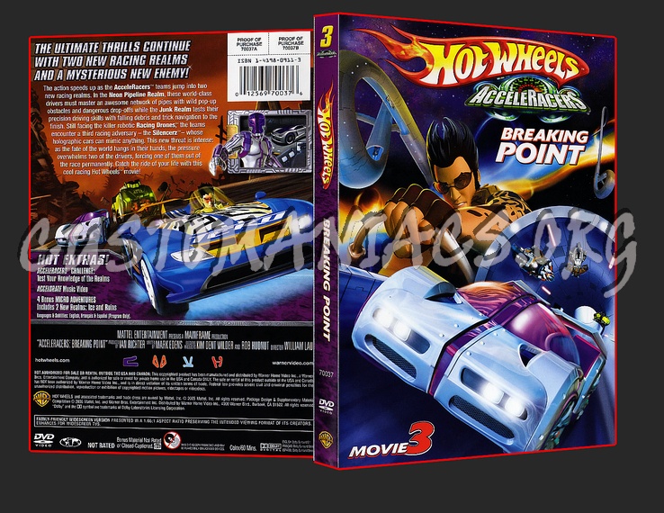 Hot Wheels Acceleracers 3 Breaking Point dvd cover