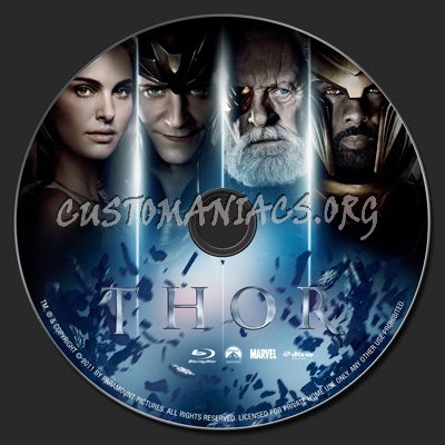 Thor blu-ray label