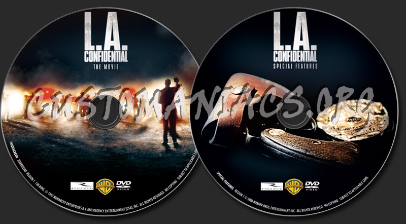 L.A. Confidential dvd label