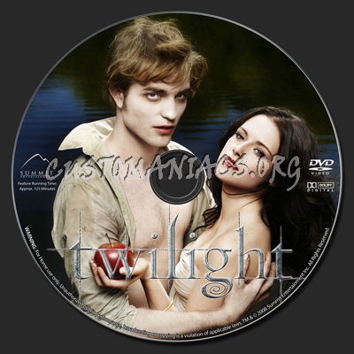 Twilight dvd label