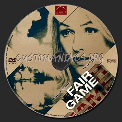 Fair Game dvd label