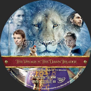 The Chronicles of Narnia: The Voyage of the Dawn Treader dvd label