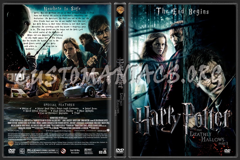 Harry Potter and the Deathly Hallows Part 1 dvd cover