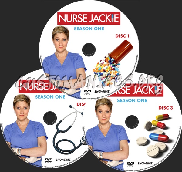 Nurse Jackie Season One 1 dvd label