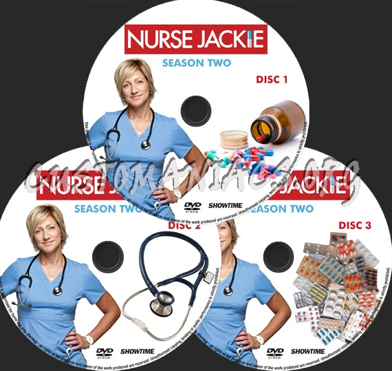 Nurse Jackie Season Two 2 dvd label