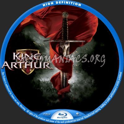 King Arthur blu-ray label