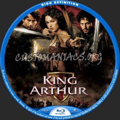 King Arthur blu-ray label