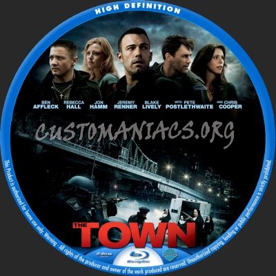 The Town blu-ray label