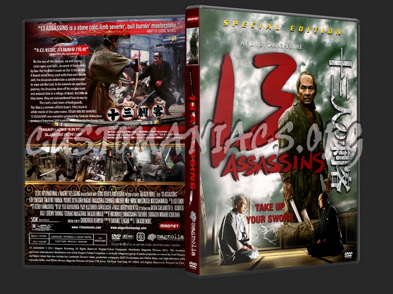 13 Assassins 2011 dvd cover DVD Covers Labels by