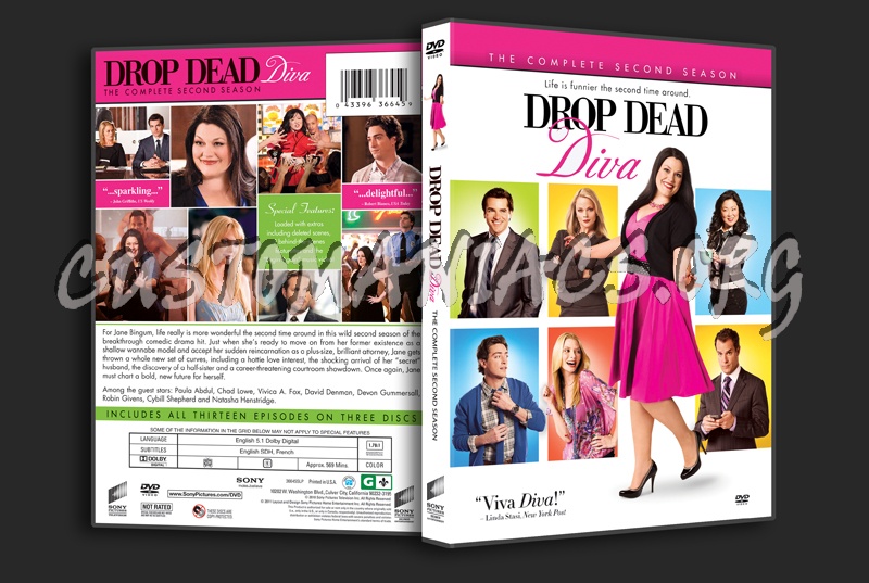 Drop Dead Diva Season 2 dvd cover