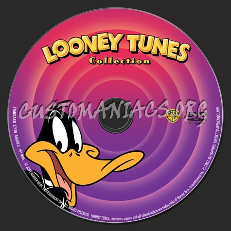 Looney Tunes Collection Best of Daffy and Porky dvd label