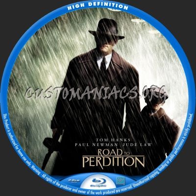 Road To Perdition blu-ray label