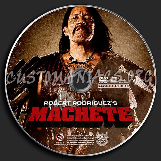 Machete dvd label