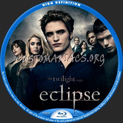 The Twilight Saga: Eclipse blu-ray label