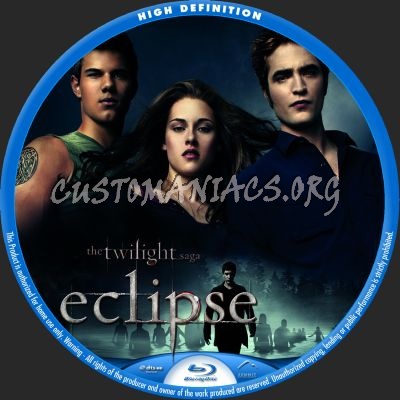 The Twilight Saga: Eclipse blu-ray label