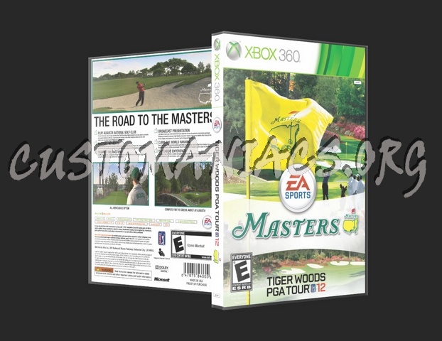 Tiger Woods PGA Tour 12 - The Masters dvd cover