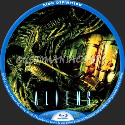 Aliens blu-ray label - DVD Covers & Labels by Customaniacs, id: 132684 ...