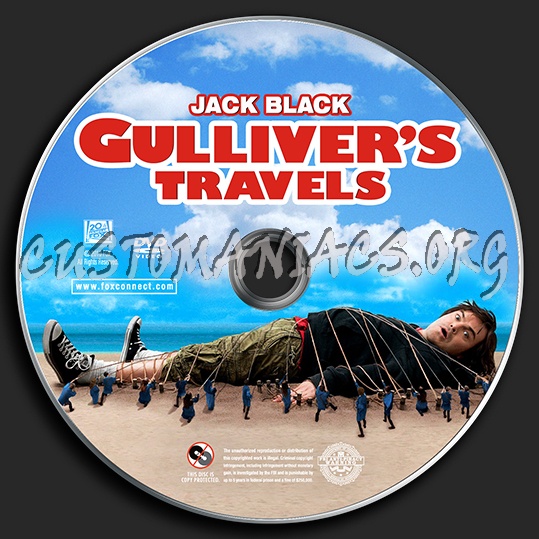 Gulliver's Travels dvd label