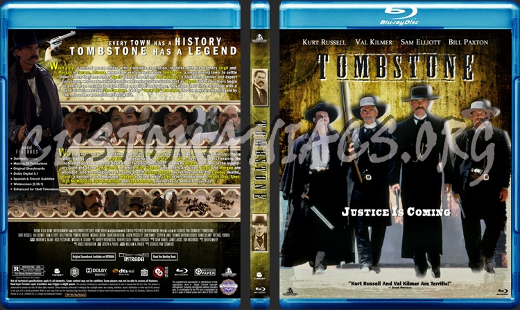 Tombstone blu-ray cover