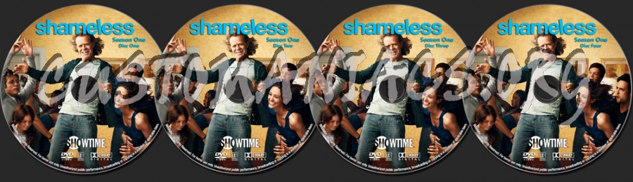 Shameless US Season 1 dvd label