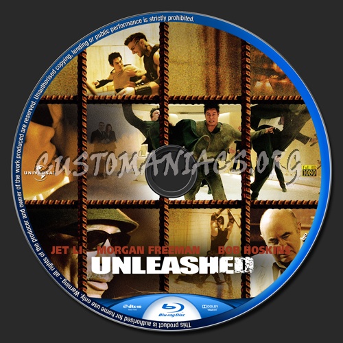 Danny The Dog aka Unleashed blu-ray label