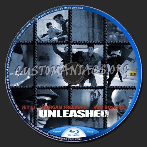 Danny The Dog aka Unleashed blu-ray label