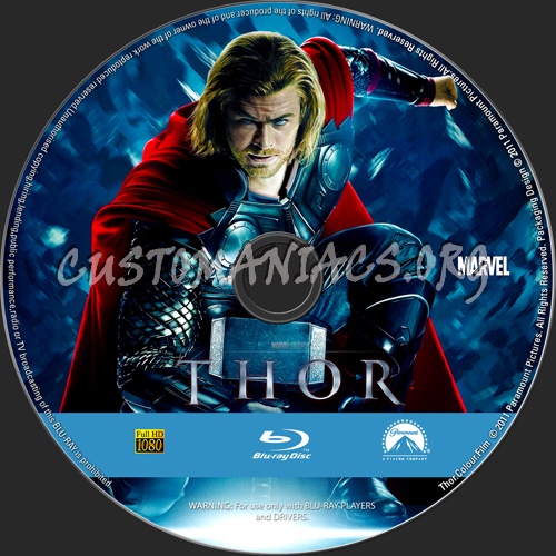 Thor blu-ray label