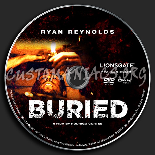 Buried dvd label