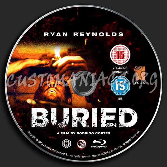 Buried blu-ray label