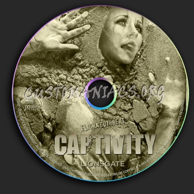 Captivity dvd label