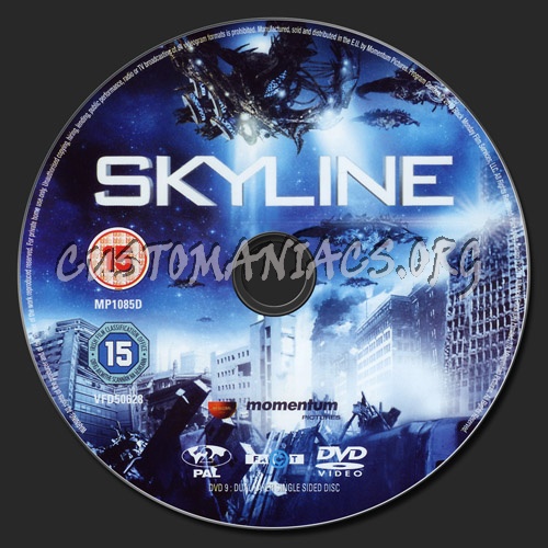 Skyline dvd label