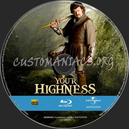 Your Highness blu-ray label