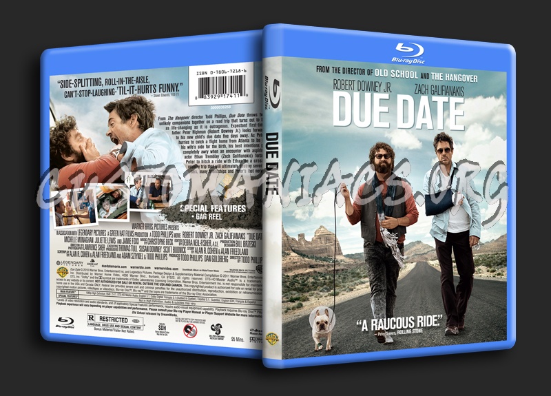 Due Date blu-ray cover