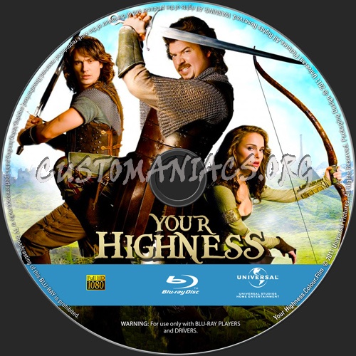 Your Highness blu-ray label