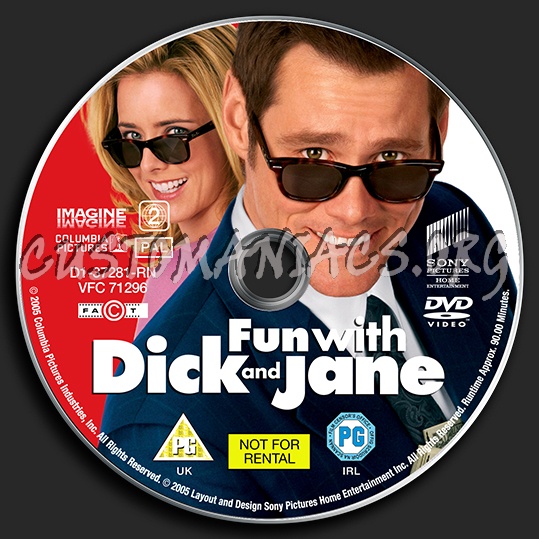 Fun with Dick and Jane dvd label