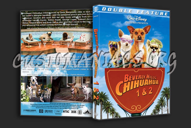 Beverly Hills Chihuahua Double Feature dvd cover