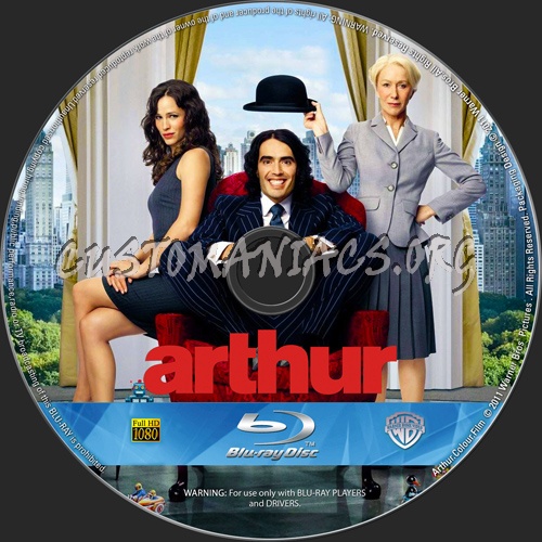 Arthur blu-ray label