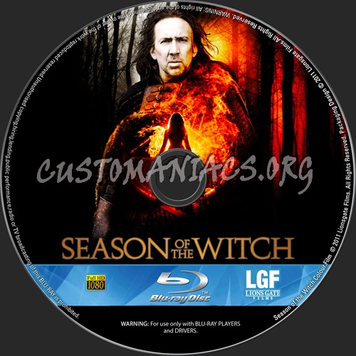 Season of the Witch blu-ray label