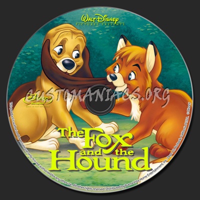 The Fox And The Hound blu-ray label