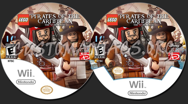 Lego Pirates Of The Caribbean dvd label