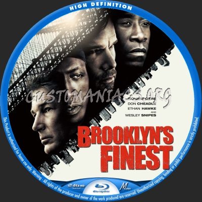 Brooklyn's Finest blu-ray label