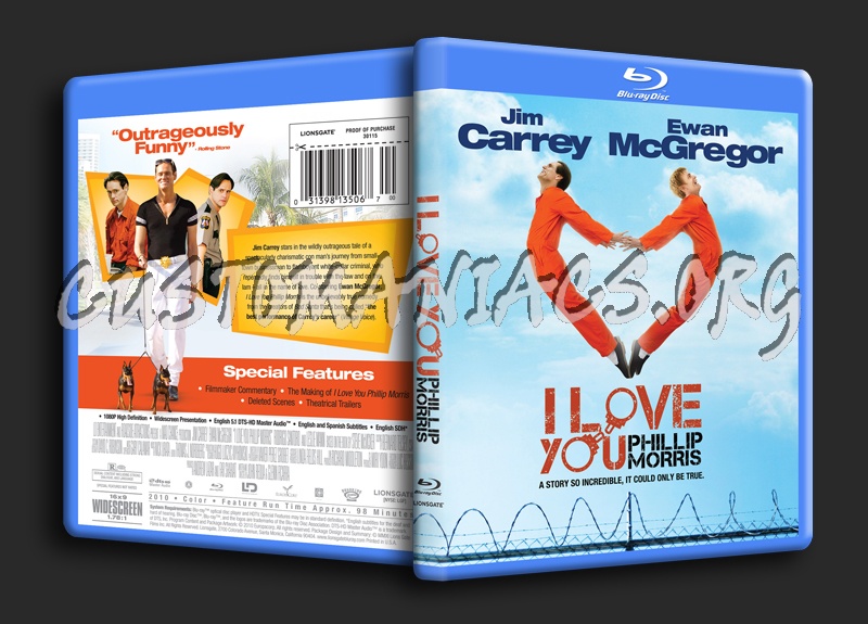 I Love You Phillip Morris blu-ray cover
